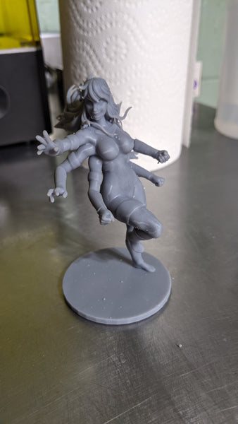 3D Printed Spinnerette Statue Garage Kit
