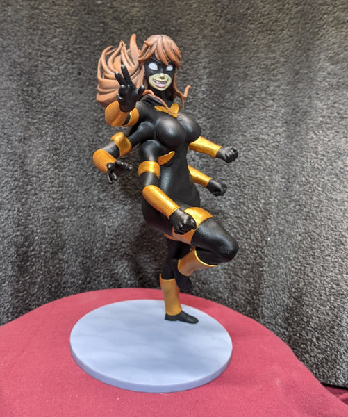 Pre-painted 3D Printed Spinnerette Statue Garage Kit