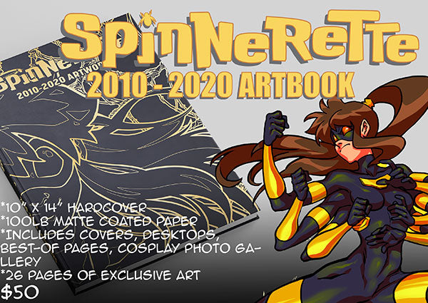 Spinnerette 10th Anniversary Artbook